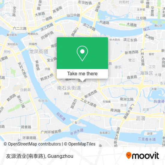 友源酒业(南泰路) map