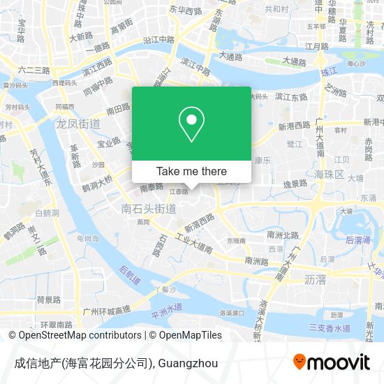 成信地产(海富花园分公司) map