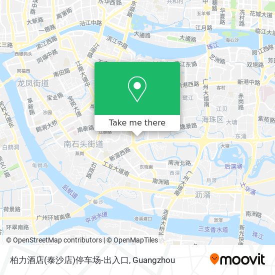 柏力酒店(泰沙店)停车场-出入口 map