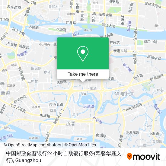 中国邮政储蓄银行24小时自助银行服务(翠馨华庭支行) map