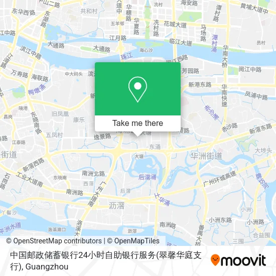 中国邮政储蓄银行24小时自助银行服务(翠馨华庭支行) map