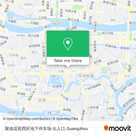 聚德花苑西区地下停车场-出入口 map