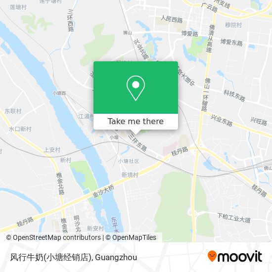 风行牛奶(小塘经销店) map