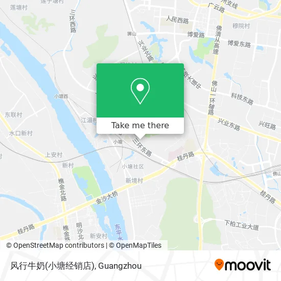 风行牛奶(小塘经销店) map