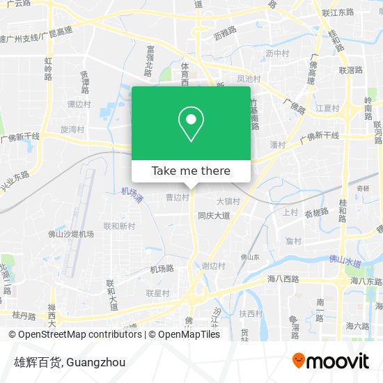 雄辉百货 map