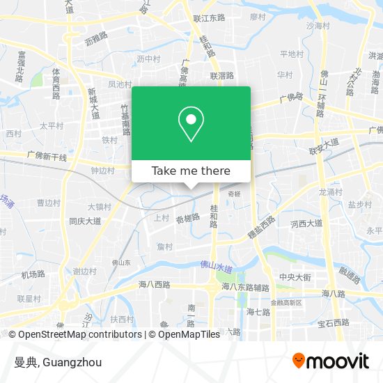 曼典 map