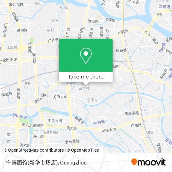 宁嘉面馆(新华市场店) map