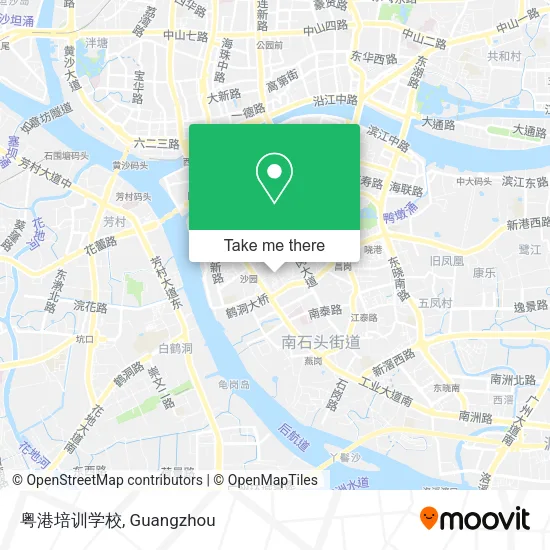 粤港培训学校 map