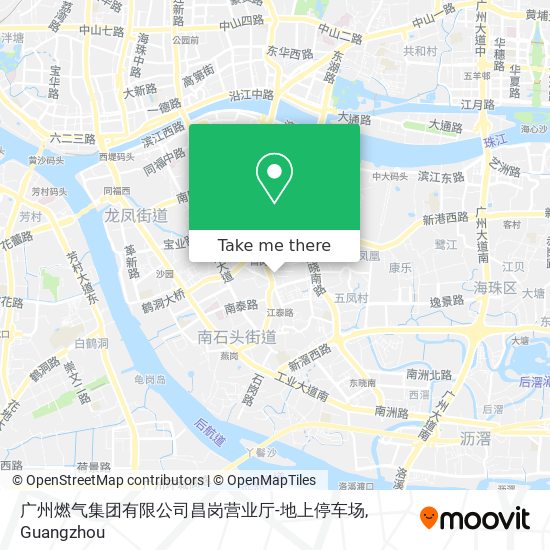 广州燃气集团有限公司昌岗营业厅-地上停车场 map