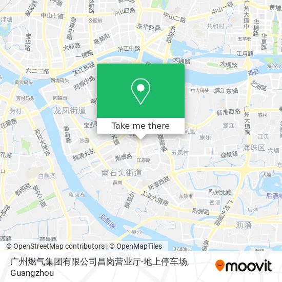 广州燃气集团有限公司昌岗营业厅-地上停车场 map