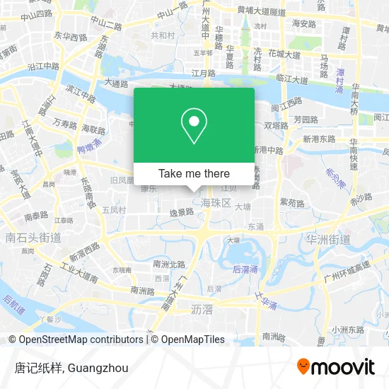 唐记纸样 map