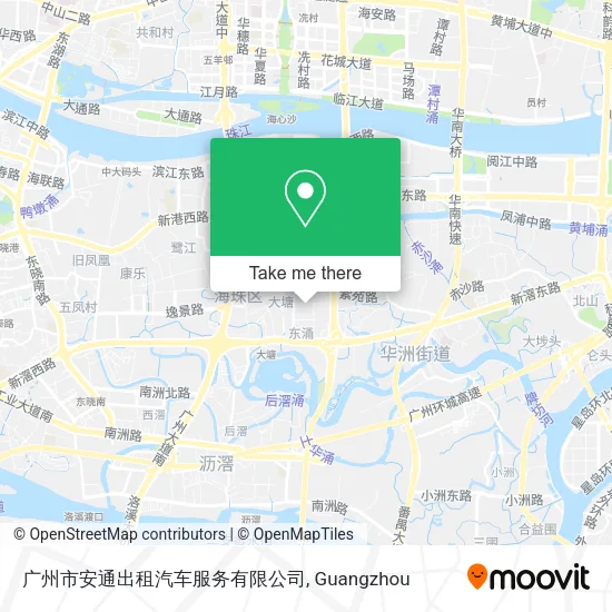 广州市安通出租汽车服务有限公司 map