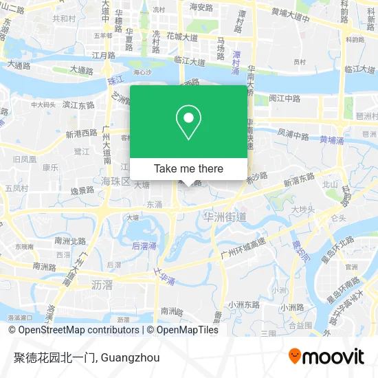 聚德花园北一门 map