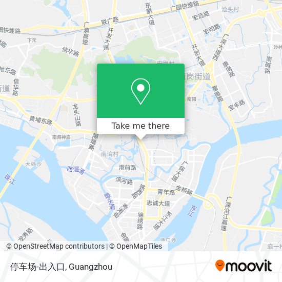 停车场-出入口 map