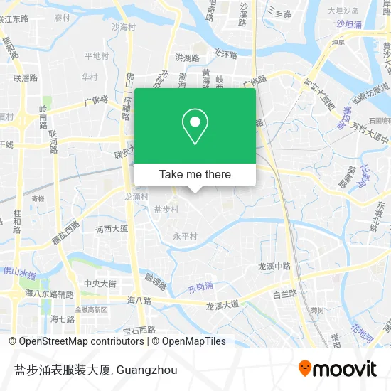 盐步涌表服装大厦 map