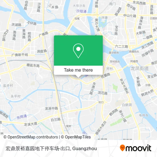宏鼎景裕嘉园地下停车场-出口 map