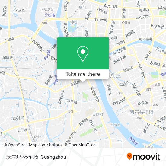 沃尔玛-停车场 map