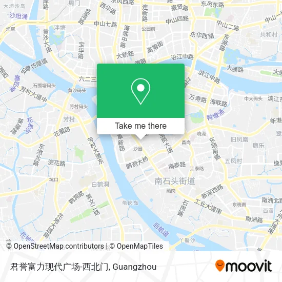 君誉富力现代广场-西北门 map