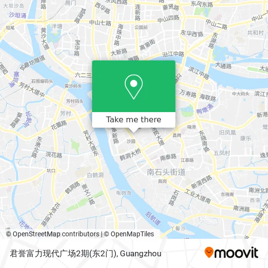 君誉富力现代广场2期(东2门) map