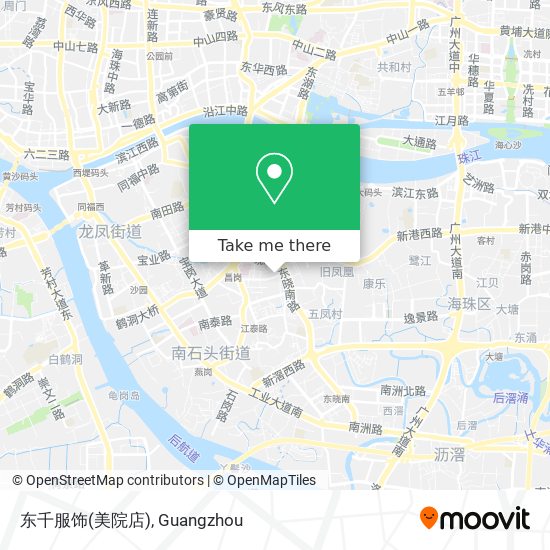 东千服饰(美院店) map