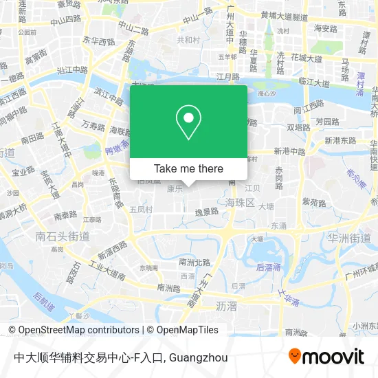 中大顺华辅料交易中心-F入口 map