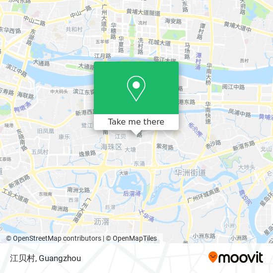 江贝村 map