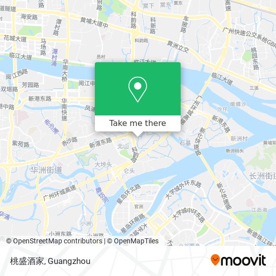 桃盛酒家 map