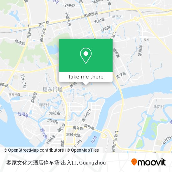 客家文化大酒店停车场-出入口 map