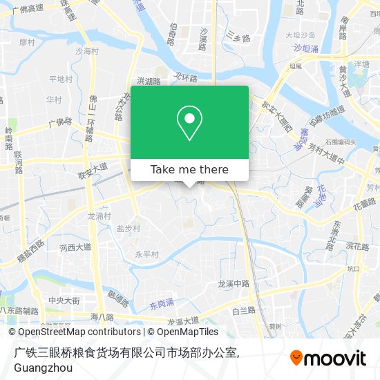 广铁三眼桥粮食货场有限公司市场部办公室 map