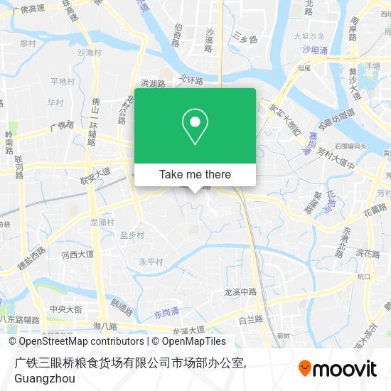 广铁三眼桥粮食货场有限公司市场部办公室 map