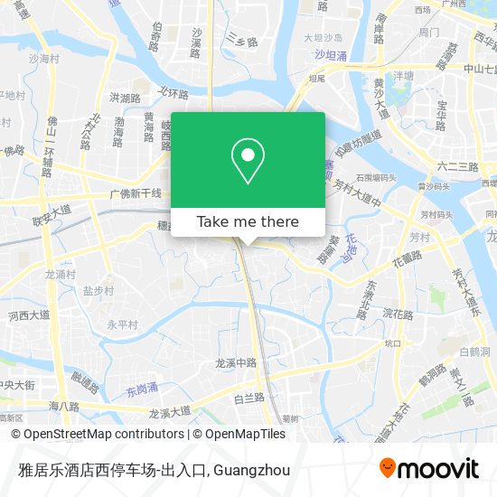 雅居乐酒店西停车场-出入口 map