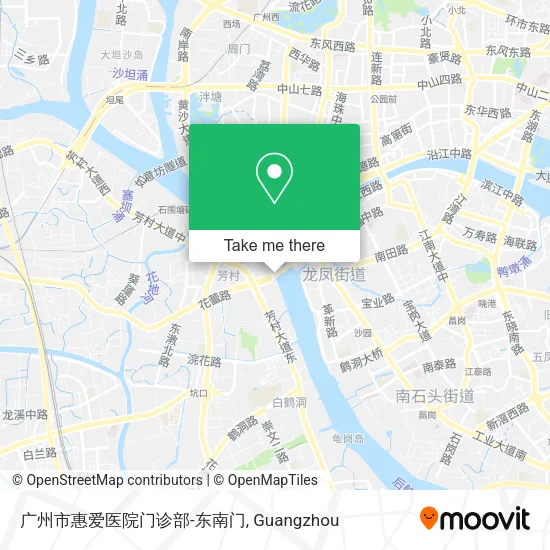 广州市惠爱医院门诊部-东南门 map