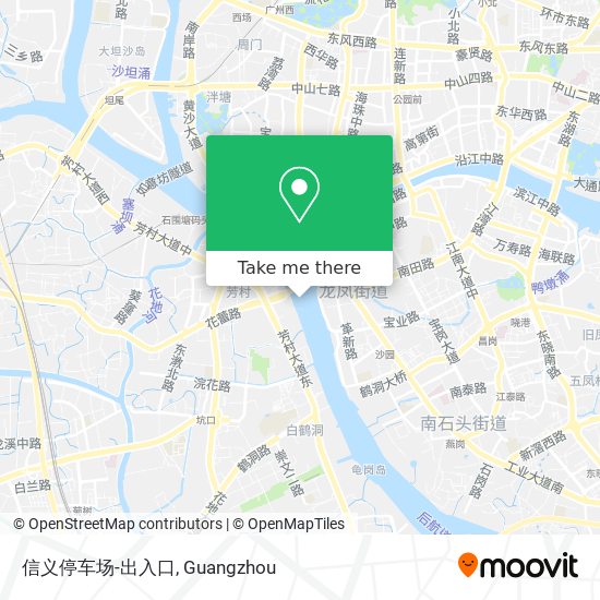 信义停车场-出入口 map