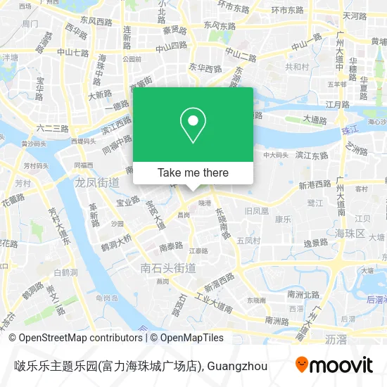 啵乐乐主题乐园(富力海珠城广场店) map