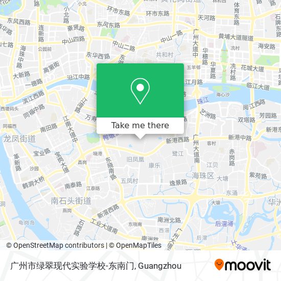 广州市绿翠现代实验学校-东南门 map