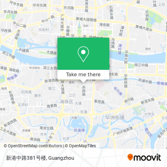 新港中路381号楼 map