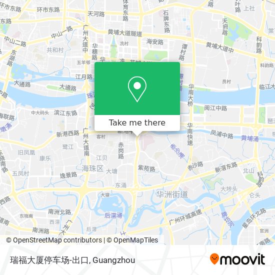 瑞福大厦停车场-出口 map
