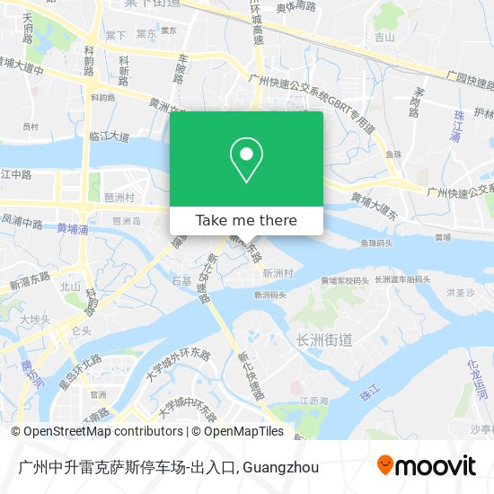 广州中升雷克萨斯停车场-出入口 map
