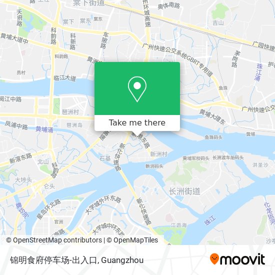 锦明食府停车场-出入口 map