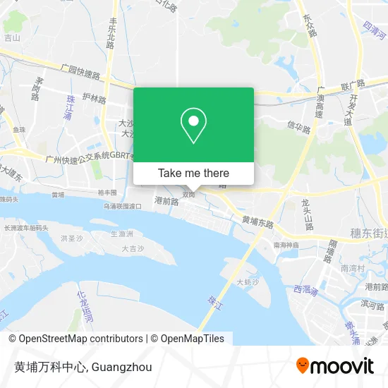 黄埔万科中心 map