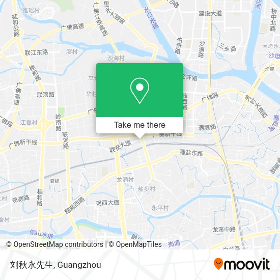 刘秋永先生 map