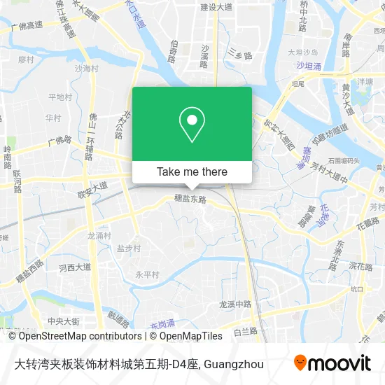 大转湾夹板装饰材料城第五期-D4座 map