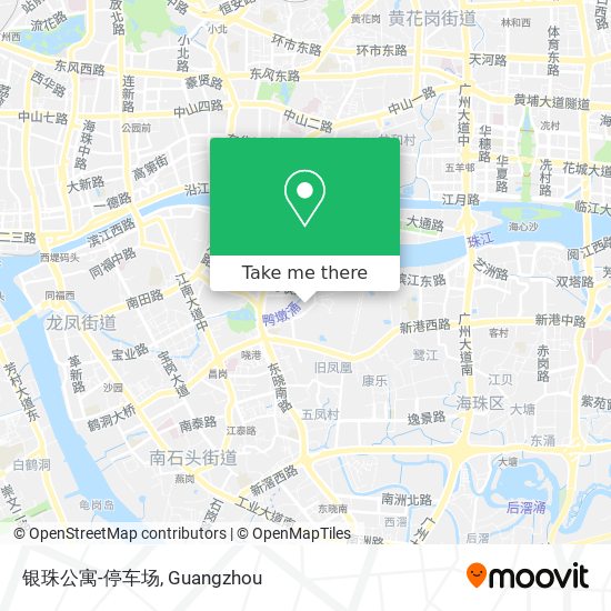 银珠公寓-停车场 map
