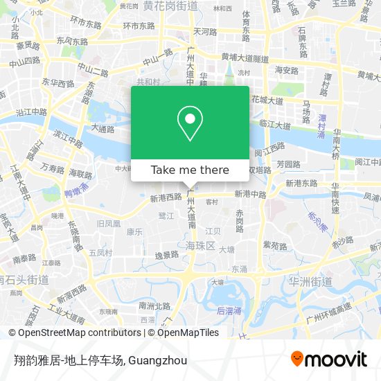 翔韵雅居-地上停车场 map