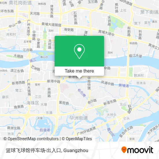 篮球飞球馆停车场-出入口 map