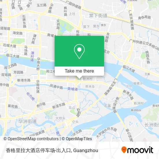 香格里拉大酒店停车场-出入口 map