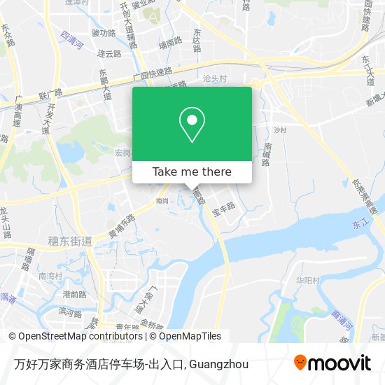 万好万家商务酒店停车场-出入口 map