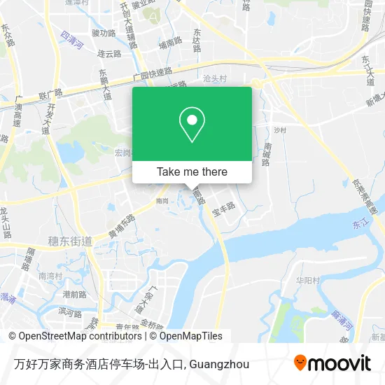 万好万家商务酒店停车场-出入口 map