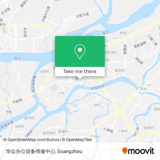华众办公设备维修中心 map