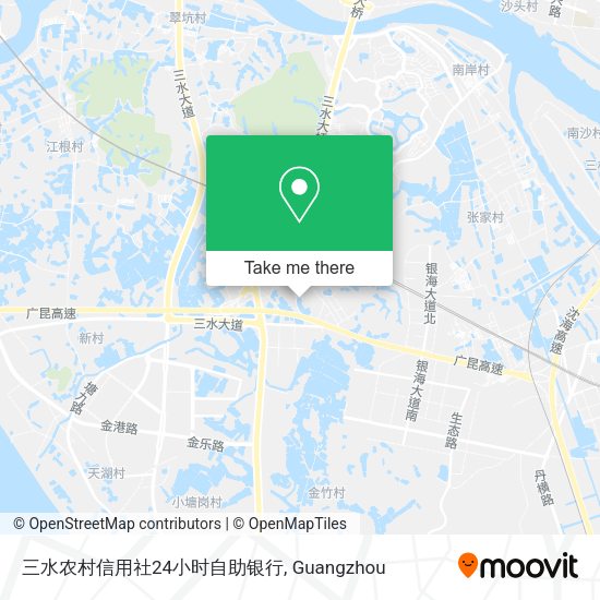 三水农村信用社24小时自助银行 map